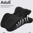 MOYEE Couple Sweet Pillow Wedge Pillow, Couples Intimacy Memory Foam Cushion Position Support Pillow, Multi-Functional Comfort Back Support for Bedroom Home