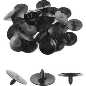 30PCS Car Clips, Car Accessories Hood Panel Insulation Seal Retainer Clip, Nylon Automotive Fastener Rivet Clips, Hood Insulation Clips Engine Coolant Reservoir Clip, Replace OEM 3078511 3977775