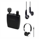 IROGER Rechargable Hearing Amplifier for Seniors, Personal Sound Amplifier with Directional Mic, Headphone, Mini Earphone