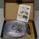 Interior Car LED Strip Lights APP Control, 5 in 1 RGB 16 Million Colors Ambient Lighting Kit with 236 inches Fiber Optic, Music Mode Inside Car Lighting Decorations