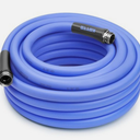 5/8 in. Dia x 100 ft. Heavy Duty Garden Hose, High Flow, Lightweight, Leak-Proof, Flexible Water Hose, Blue