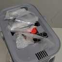 HoMettler Mop and Bucket Set, Flat Mop and Bucket System with Separate Dirty and Clean Water, 3-Compartment Wall Cleaner Mop, Flat Mops for Floor Cleaning with 8 Microfiber Pads