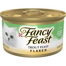 Fancy Feast Purina Wet Cat Food Flaked Trout Feast - 3 oz. Cans (Pack of 12) BBD: 06/2028
