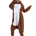 DOITNOW Sloth Pajamas Unisex Adult Jumpsuit Animal Cosplay Costumes
Size L