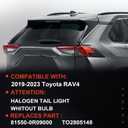 Tail Light Compatible With 2019-2023 Toyota RAV4 Outer Right Passenger Side