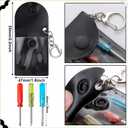 120 Sets Man of God Gift Bulk Mini Screwdriver Keychain, Christian Church Gifts for Dad, Portable Pocket Mini Screwdriver Keychain Set Father Tool Party Favors Religious Gifts for Adult Men