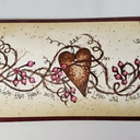 Expressions Rusty Hearts & Stars Wallpaper Border 5 Yards