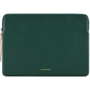 Comfyable Leather Laptop Sleeve Compatible with 16 Inch MacBook Pro M4 2024 & 15 Inch MacBook Air M4 M3 M2 2025, Green