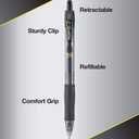 PILOT G2 Premium Gel Pens, Black Pens, Bold Point 1.0 mm, Refillable & Retractable Ballpoint Pens, 5 Black & 5 Blue, Pack of 10
