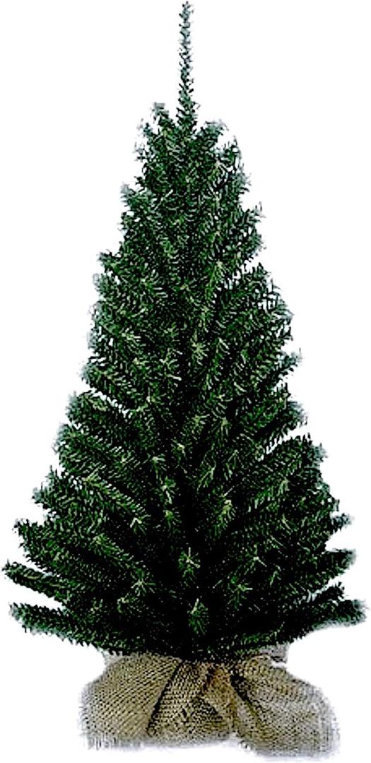 Kurt Adler 24" Miniature Pine Christmas Tree, 6.3"D x 24"W x 4.1"H