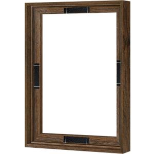 Abtgt 12x16 Canvas Floating Frame with 0.9" Deep, Brown Floater Frame for Canvas Paintings with Adhesive, Vertical or Horizontal Wall Art frame for Prints Oil Painting Diamond Decor, 1 Pack.