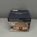 USB Plug-in Vintage Mushroom Lamp Small Bedside Table Lamp with 3 Temperature LED Bulb,Free Dimming Nights Light for Bedroom/Living Room/Entryway/Corner Decor New Home Gift (Golden Amber)