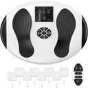 Professional Foot Massager for Neuropathy, Foot Circulation Stimulator with Magnetic Storage, EMS & TENS & EPT & NMES+ 4-in-1 Therapies, Effective Foot Pain Relief