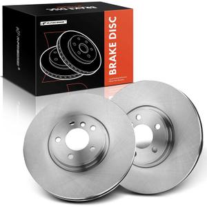 A-Premium 14.02 inch (356mm) Front Vented Disc Brake Rotors Compatible with Select BMW Models - X5 2002 2003 2004 2005 2006, 2-PC Set