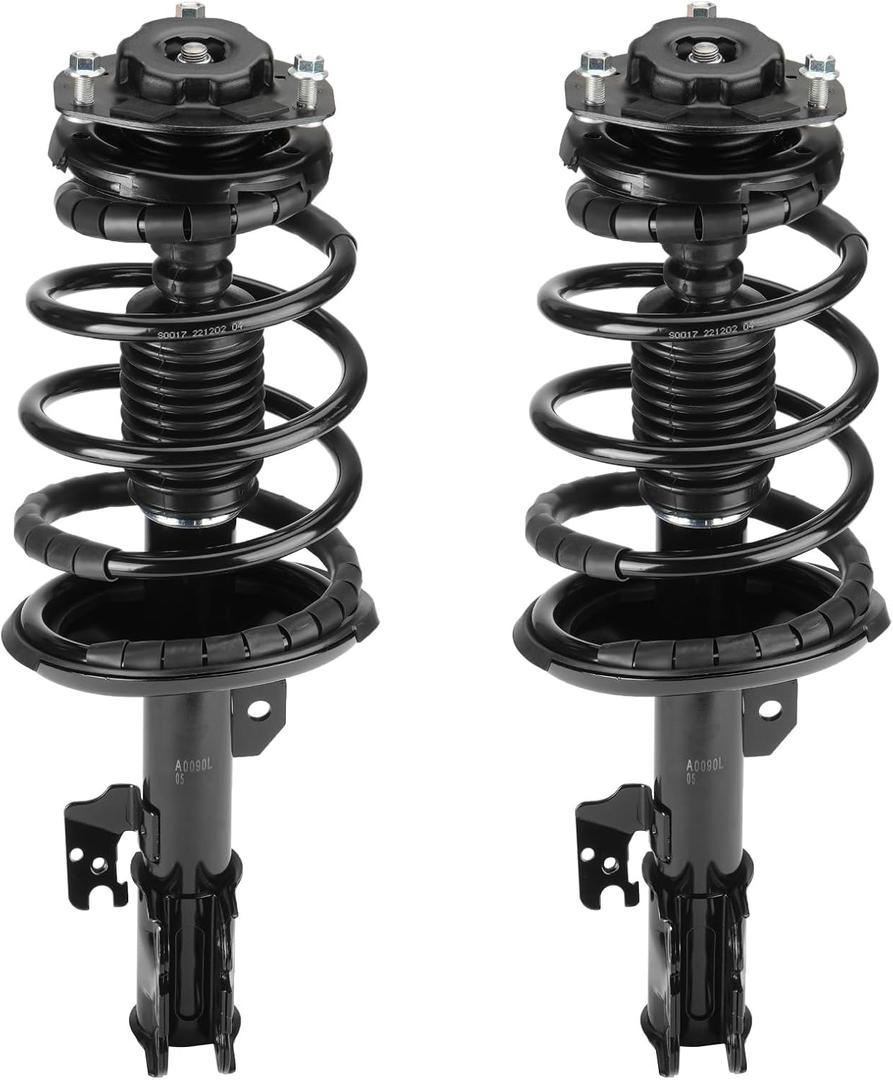 Front Strut Shock Assembly w/Coil Spring Compatible with Toyota Camry 2002-2003, for Lexus ES300, Replace 171490 171491, Left & Right, 2PCS