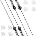 UpgradedSets 4Pcs W11130362 WTW5000DW3 WTW5000DW2 MVWX655DW1 MVWC565FW0 Washer Suspension Rod Kit for Whirlpool Maytag Bravos Top Load Washer W10594080 W10735786 W10748956 W10780040 | 23.3in