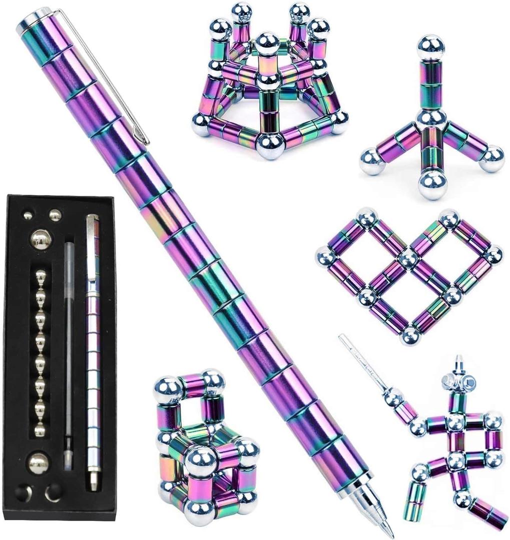 Magnetic Fidget Toy Pen - Christmas gifts for teensStocking stuffersDecompression Gift for Teenagers & Kids