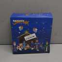 Nativity Set with Lights, 25 PCS Kids Nativity Playset Small Nativity Sets & Figures for Pretend Play, Unbreakable Christmas Manger Scene for Kids, Children, Toddler, Xmas Decoration