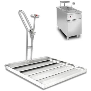 Commercial Deep Fryer Filter AF45, 13.6" x 13.6" 304 Stainless Steel Deep Fryer Screen, Compatible with Avantco & Pitco Deep Fryers, Extends Frying Oil Life By 40%