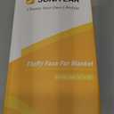 JONIYEAR Extra 2.8" Long Hair Fluffy Faux Fur Throw Blanket 50" x 60", Luxury Soft Decorative Fuzzy Furry Blankets for Couch, Cozy Plush Shaggy Blankets for Sofa Bed,Cute Lovely Blanket for Pet, White