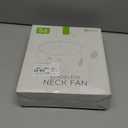 Portable Neck Fan, 8000mAh 18Hrs Long-Lasting, Hands Free 360 Cooling, 3-Speed LED Display, Adjustable to Wear, Quiet Rechargeable Personal Fans for Office/Travel/Outdoor Gift for Women Men