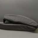 EUHAMS Queen Size Bed Wedge Pillow for Headboard Bed Gap Filller/Mattress Gap Filler (0-7") - Wedge Pillow Headboard Triangle Foam Pillows Wedges Between Headboards Mattress (Grey,60"x10"x6")