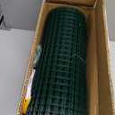 Tongmo 24" x 100' Green Hardware Cloth, 1inch Mesh Chicken Wire Fence, 19 Gauge Vinyl Coated Wire and Welded Wire Roll,Garden Fence, Poultry Netting for Rabbit/Duck/Chicken Coop