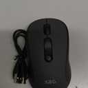 XBG B15pro Wireless Bluetooth Mouse, Bluetooth 5.0/4.0 & 2.4G Tri-Mode, Type-C Rechargeable with LED Screen Display, Ergonomic Silent Click for Laptop/PC/Tablet, Multi-Device & Office Use