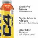 C4 Energy Non-Carbonated Zero Sugar Energy Drink, Pre Workout Drink + Beta Alanine, Orange Slice, 12 Fl Oz (Pack of 12) (EXP 11/01/26)