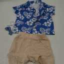 YALLET Toddler Boy Clothes Summer Outfits Short Sleeve Button Down Shirt+Shorts Baby Boy Beach Casual Clothe, Size: 18-24 Months