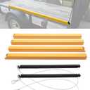 Trailer Gate Lift Assist, 2-Sided Trailer Tailgate Lift Assist Kit, Compatible with Utility Trailers Ramp and Tailgate, with 12 to 24 Inch Height Side Rail, 4 to 6 Feet Height Tail Gate or Ramp