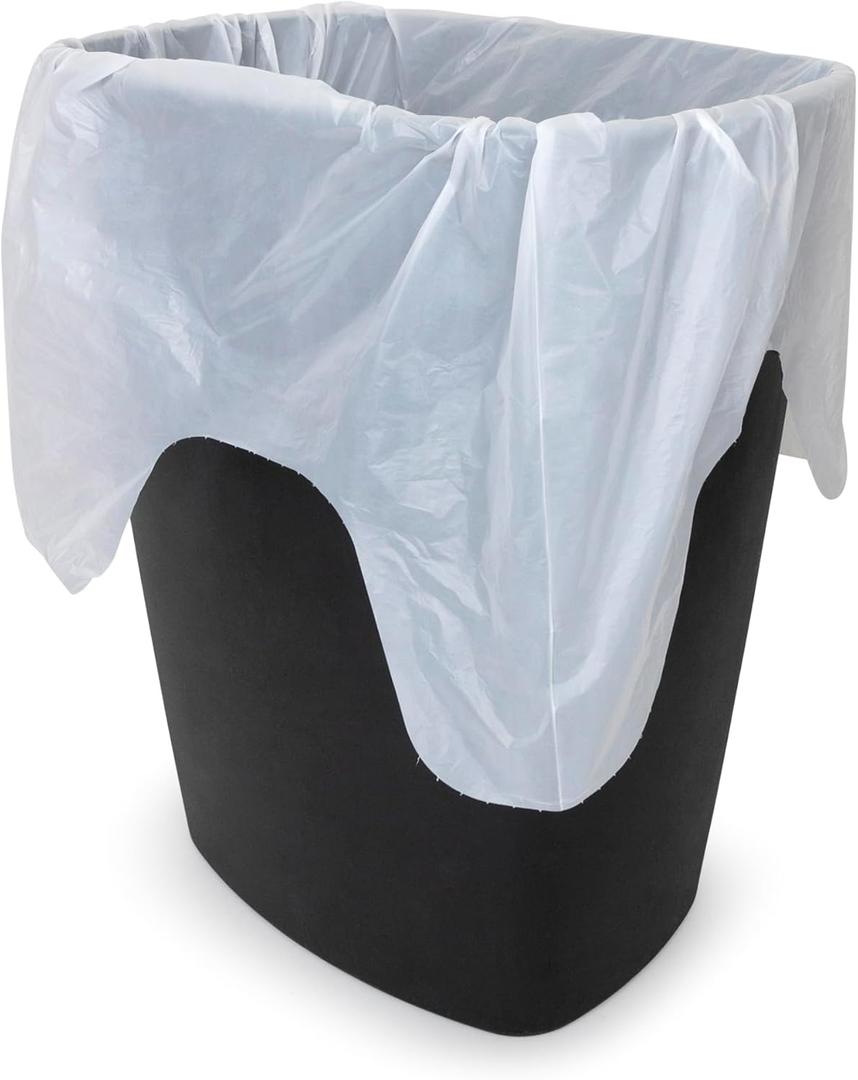 Plasticplace 13 Gallon Trash Bags 0.7 Mil Value Line White Garbage Can Liners 23.5"x28 (180 Count)