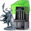 ELEGOO Saturn 4 Resin 3D Printer, 10" 12K HD Mono LCD, Automatic Leveling, Intelligent Mechanical Sensor, Large Printing Size of 218x122x220 mm/ 8.62 x 4.84 x 8.66 inches