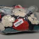 OPCAKM Women's Cropped Floral Print Shacket Jackets Round Neck Long Sleeve Bomber Coat Outerwears, Size L