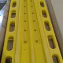 ASA Techmed Spine Board Stretcher, Patent Transfer EMT Backboard Immobilization, Base Board Yellow