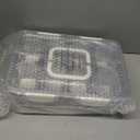 Snackle Box Container with 8 Removable Stainless Steel Compartments Divided Serving Tray with Portable Handle for Beach, Road Trip, Picnic, Boat Days, Ball Games, Pool and Parties