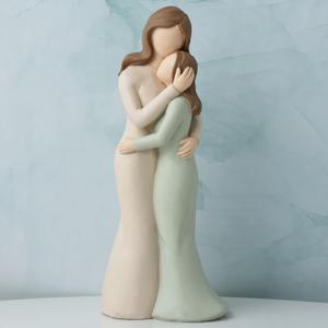 Mother Daughter Figurines Gifts for Mom from Daughter Mother of the Bride Gifts to My Mom, I Love You Moms Statue Mothers Day Figurines Sentimental Gift for Moms Wife Christmas Birthday Gift for Women