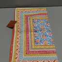 Maison d' Hermine Decorative Pillow Covers 20x20 Inch Square 100% Cotton Throw Pillow Covers with Invisible Zipper Cushion Case for Living Room Couch, Chair, Sofas, Bedroom, Home (Katmandou - Doda)