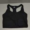 YITTY Active Sports Bra Tank, Tank Top for Women with Built-in Bra, Racerback, Removable Cups, Low-Impact Yoga and Gym (Black, M)