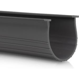3" Garage Door Bottom Seal Weatherstrip in Grey - 1/4" T Style - All Widths (9' Wide Door)