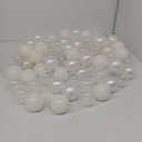 Realhaha Ball Pit Balls 100 Play Balls Plastic Balls for Baby Girls Toddlers Kids Play Tent Pool Playhouse Playpen Party Decoration, Beige, 2.36inch