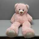 HollyHOME Big Teddy Bear Large Teddy Bear Stuffed Animal Birthday Valentines Day Plush for Kids and Girlfriend 36 inch Pink