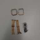 Compatible for Apple Watch Ultra Band 49mm 46mm 45mm 41mm 38mm 40mm 42mm 44mm with 2 Pack Bling Crystal Diamonds Case Cover, iwatch SE Series Ultra 3 2/11/10/9/8/7/6/5/4/3/2/1 Bands for Women