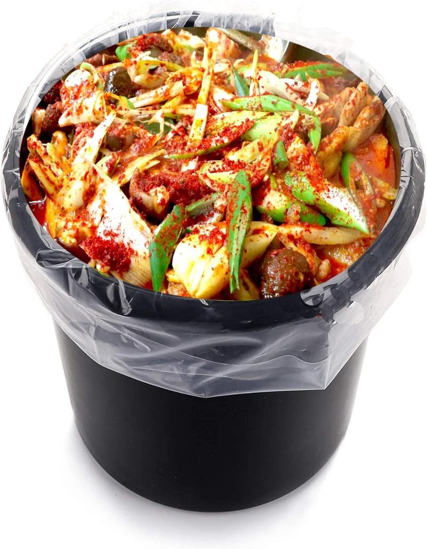 5 Gallon Food Grade Bucket Liner Bags for Marinating and Brining, Extra Heavy Duty Leak Proof Multifunctional Storage and Organization Bags, 20PCS