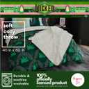 Collectibles Wicked Super Soft Cozy Throw, 46 in x 60 in, (Officially Licensed Product) by Franco