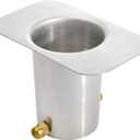 Monarch Rain Chains 20041 Aluminum Mill Finish Gutter Adapter for Rain Chain Installation