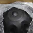Handpan Drum for Beginners, 22 Inch D Minor Kurd 9 Notes - 440Hz Hand Drum Set for Music Therapy, Meditation & Outdoor Performances (Black)