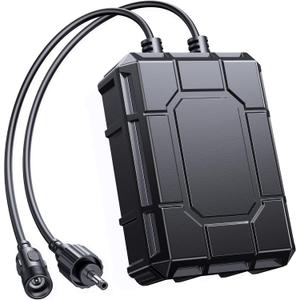 Antfraer 1800mAh Solar Fountain Pump Battery Backup, 7.4V-8.4V Power Pack for 6.5W/8W Solar Water Pump Kit (Only Battery Pack)