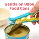 2 x Manual Jar Opener Bottle Opener and Can Opener for Weak hands, Seniors with Arthritis and Anyone with Low Strength, Mutil Jar Opener Get Lids Off Easily Non-Slip Grips - 3-in-1 Kitchen Tool