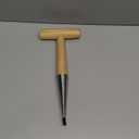 Gardtech 4 x Flower Bulb Planting Wood Tools, Stainless Steel Dibber with Calibration, Seed Plant Set Dibber & Fork, Sowing Seed Dispenser for Garden Planting